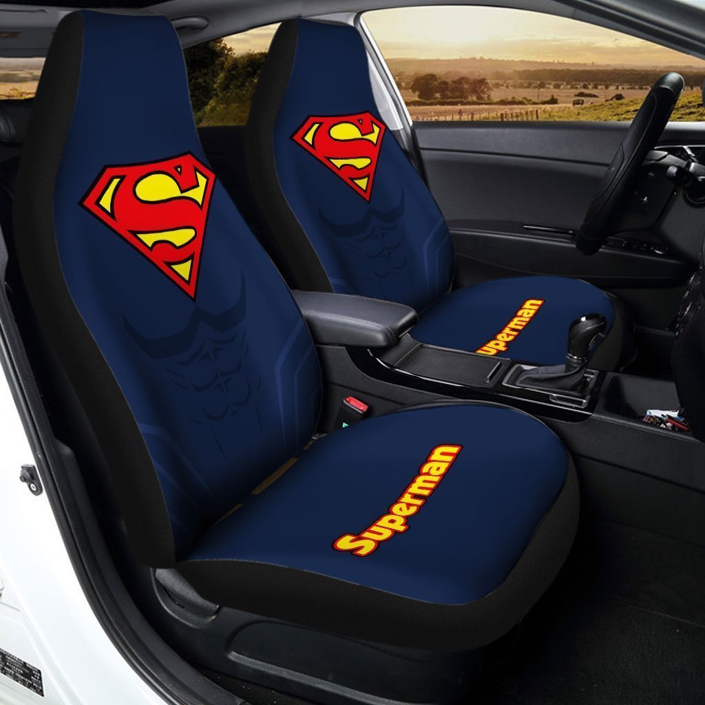 Superman Car Seat Covers Custom Car Interior Accessories - Gearcarcover - 2