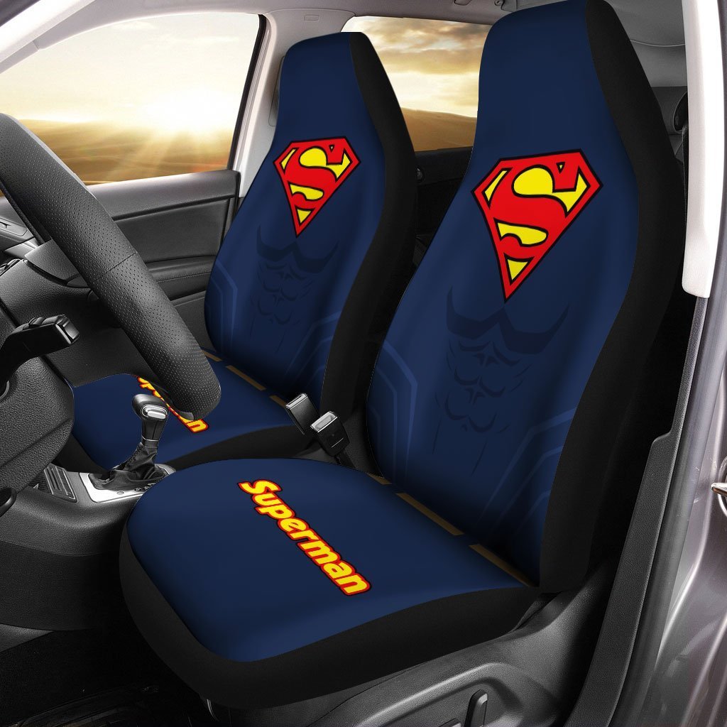 Superman Car Seat Covers Custom Car Interior Accessories - Gearcarcover - 1