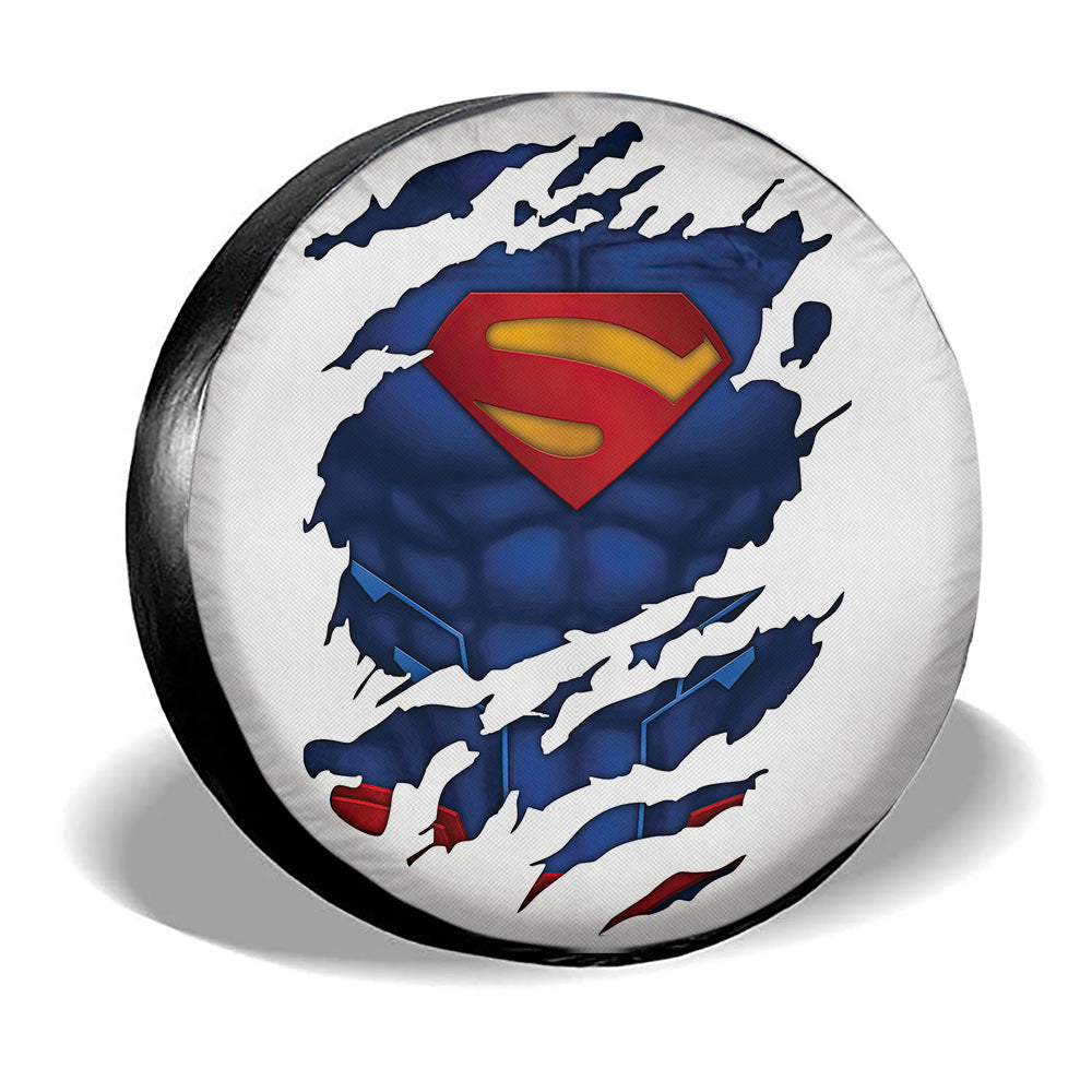 Superman Spare Tire Cover Custom Uniform Car Accessories - Gearcarcover - 3