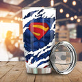 Superman Tumbler Cup Custom Uniform Car Accessories - Gearcarcover - 2
