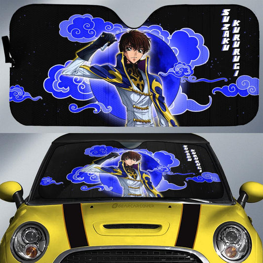 Suzaku Kururugi Car Sunshade Custom Code Geass Anime Car Accessories - Gearcarcover - 1