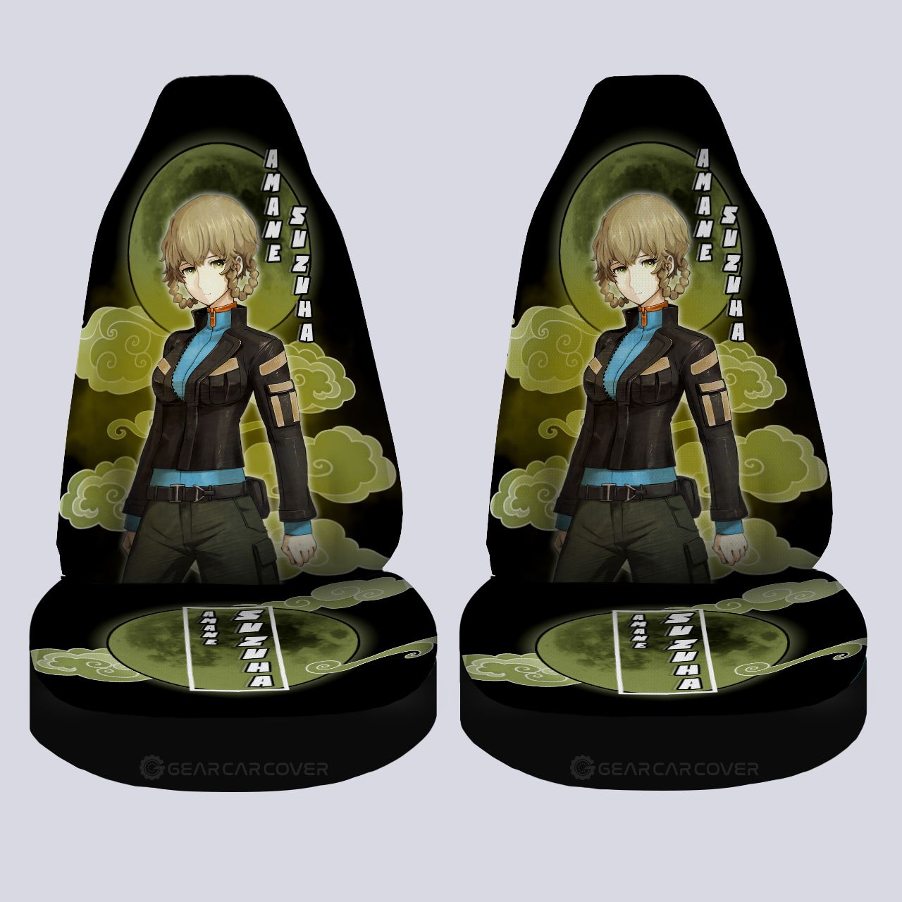 Suzuha Amane Car Seat Covers Custom Steins;Gate Anime Car Accessories - Gearcarcover - 4