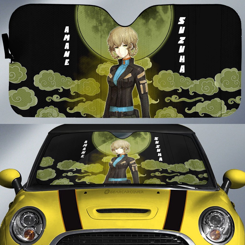 Suzuha Amane Car Sunshade Custom Steins;Gate Anime Car Accessories - Gearcarcover - 1