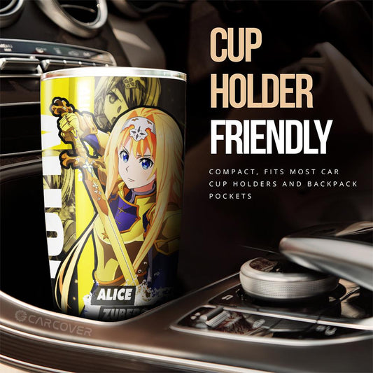 Sword Art Online Alice Zuberg Tumbler Cup Custom Anime Car Accessories - Gearcarcover - 2