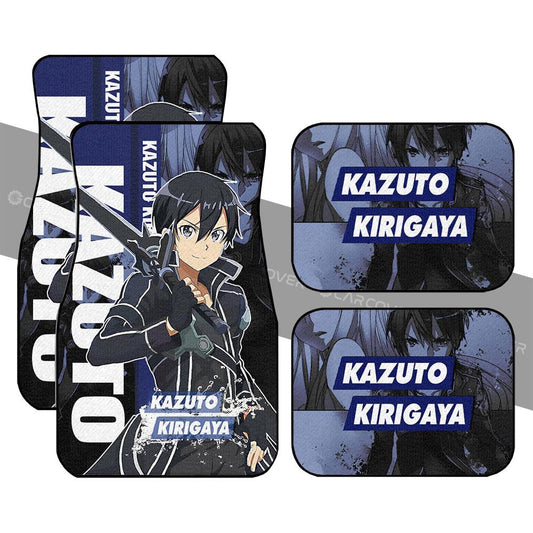 Sword Art Online Kazuto Kirigaya Car Floor Mats Custom Anime Car Interior Accessories - Gearcarcover - 1