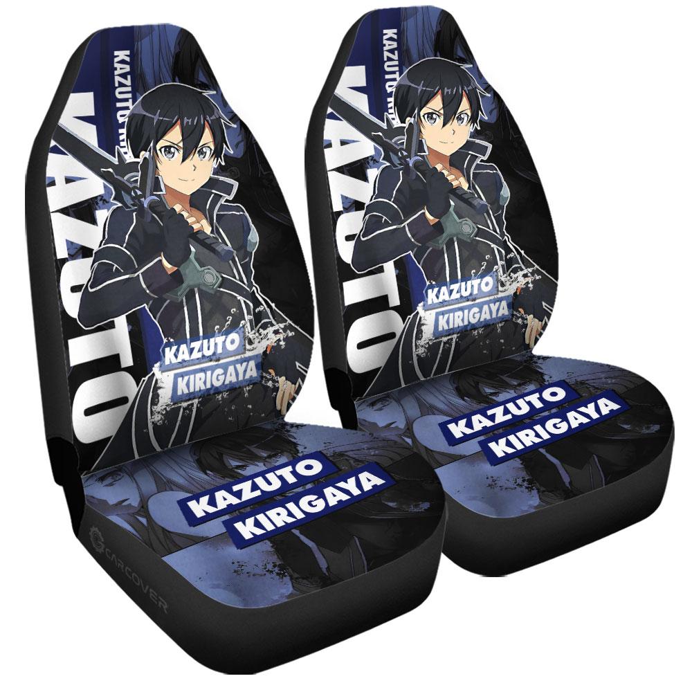 Sword Art Online Kazuto Kirigaya Car Seat Covers Custom Anime Car Interior Accessories - Gearcarcover - 3