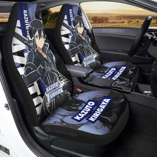 Sword Art Online Kazuto Kirigaya Car Seat Covers Custom Anime Car Interior Accessories - Gearcarcover - 1