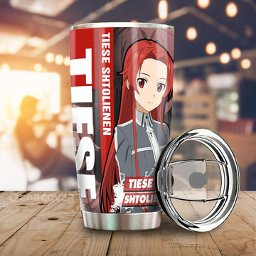 Sword Art Online Tiese Shtolienen Tumbler Cup Custom Anime Car Accessories - Gearcarcover - 1