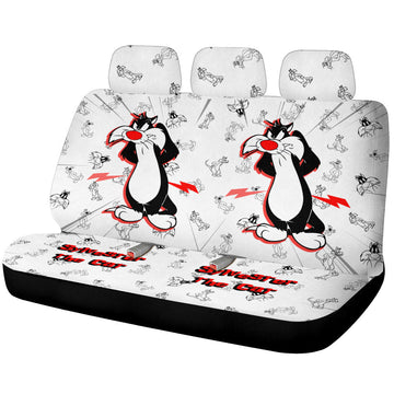 Sylvester the Cat Car Back Seat Cover Custom Cartoon Car Accessories - Gearcarcover - 1