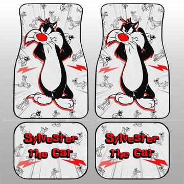 Sylvester the Cat Car Floor Mats Custom Cartoon Car Accessories - Gearcarcover - 1