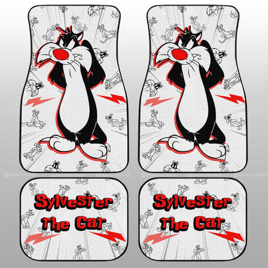 Sylvester the Cat Car Floor Mats Custom Cartoon Car Accessories - Gearcarcover - 1