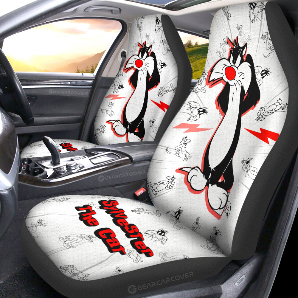 Sylvester the Cat Car Seat Covers Custom Cartoon Car Accessories - Gearcarcover - 2