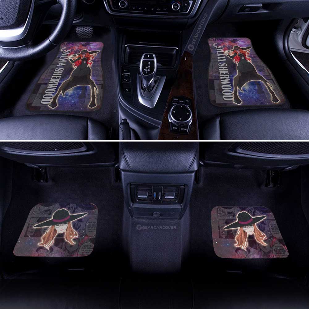 Sylvia Sherwood Car Floor Mats Custom Spy x Family Anime Car Accessories Manga Galaxy Style - Gearcarcover - 3