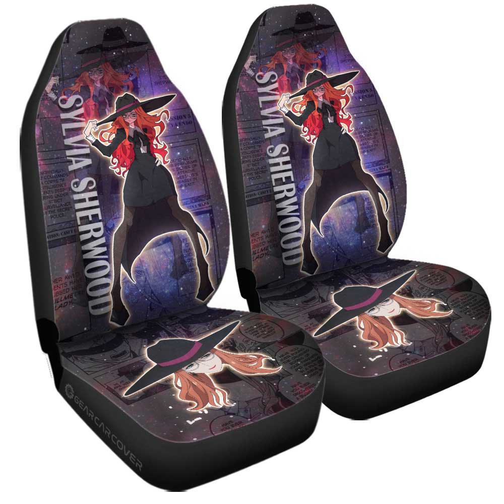 Sylvia Sherwood Car Seat Covers Custom Spy x Family Anime Car Accessories Manga Galaxy Style - Gearcarcover - 3