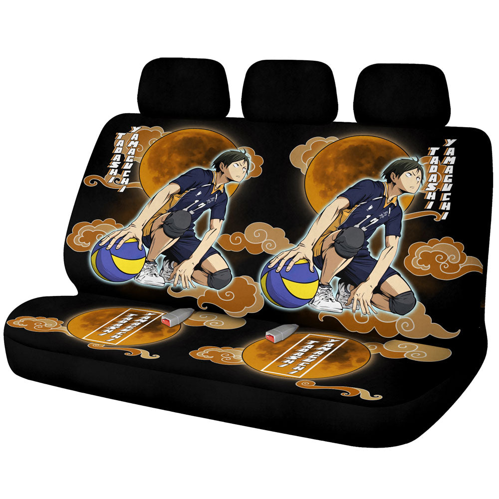 Tadashi Yamaguchi Car Back Seat Covers Custom Haikyuu Anime Car Accessories - Gearcarcover - 1