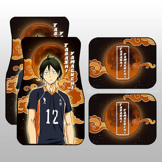 Tadashi Yamaguchi Car Floor Mats Custom Haikyuu Anime Car Accessories - Gearcarcover - 1