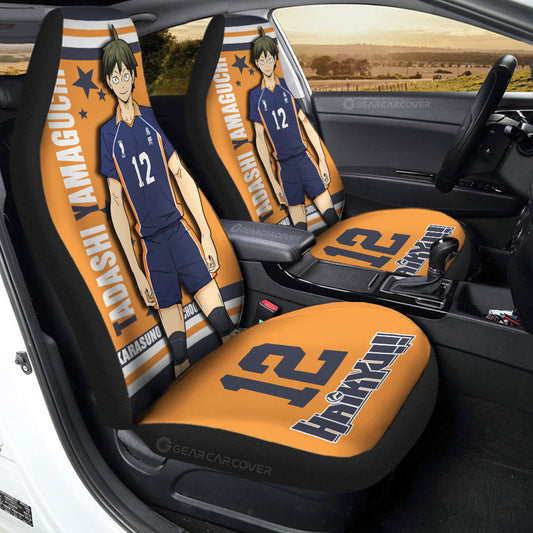 Tadashi Yamaguchi Car Seat Covers Custom Haikyuu Anime Car Accessories - Gearcarcover - 2