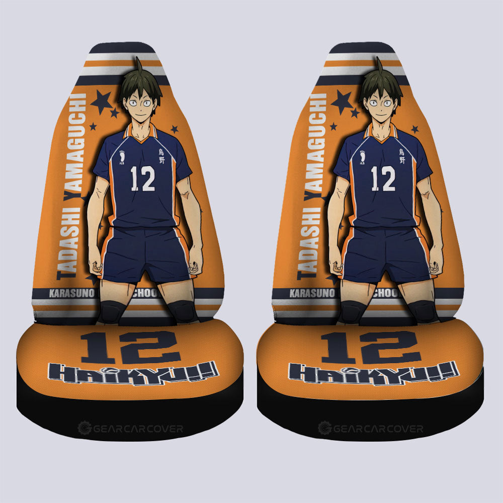 Tadashi Yamaguchi Car Seat Covers Custom Haikyuu Anime Car Accessories - Gearcarcover - 3