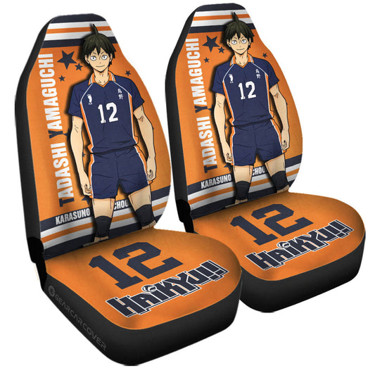 Tadashi Yamaguchi Car Seat Covers Custom Haikyuu Anime Car Accessories - Gearcarcover - 1