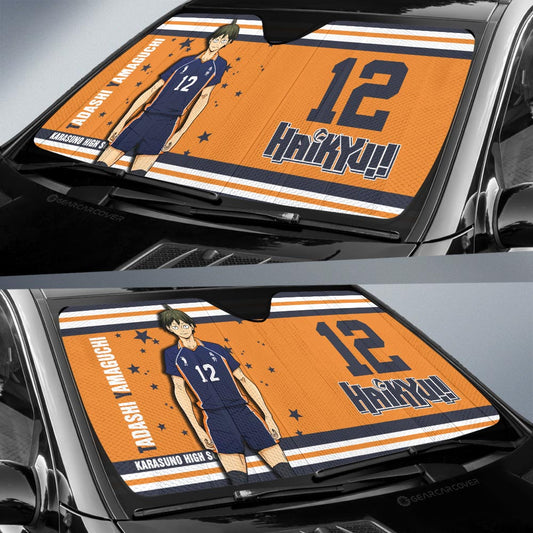 Tadashi Yamaguchi Car Sunshade Custom Haikyuu Anime Car Accessories - Gearcarcover - 2