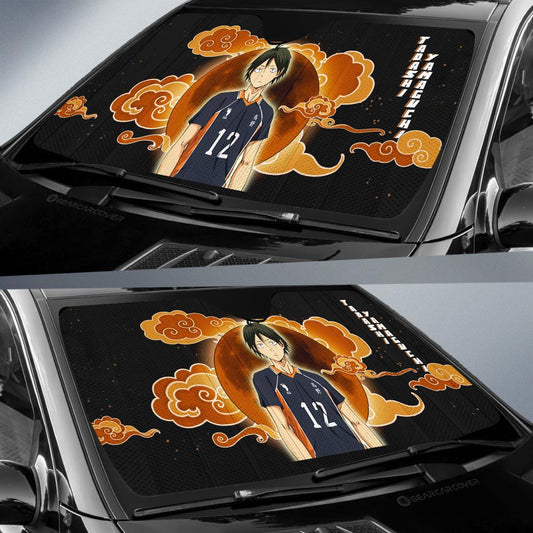 Tadashi Yamaguchi Car Sunshade Custom Haikyuu Anime Car Accessories - Gearcarcover - 2