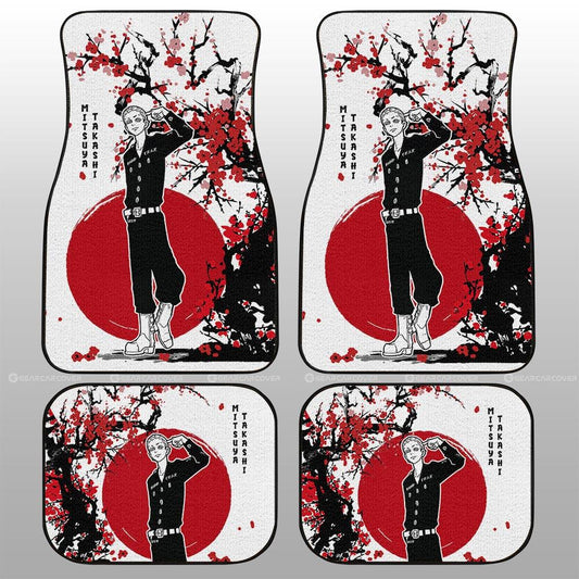 Takashi Mitsuya Car Floor Mats Custom Japan Style Tokyo Revengers Anime Car Accessories - Gearcarcover - 2