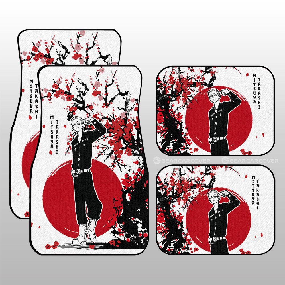 Takashi Mitsuya Car Floor Mats Custom Japan Style Tokyo Revengers Anime Car Accessories - Gearcarcover - 1