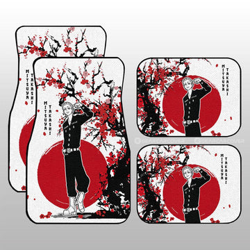 Takashi Mitsuya Car Floor Mats Custom Japan Style Tokyo Revengers Anime Car Accessories - Gearcarcover - 1