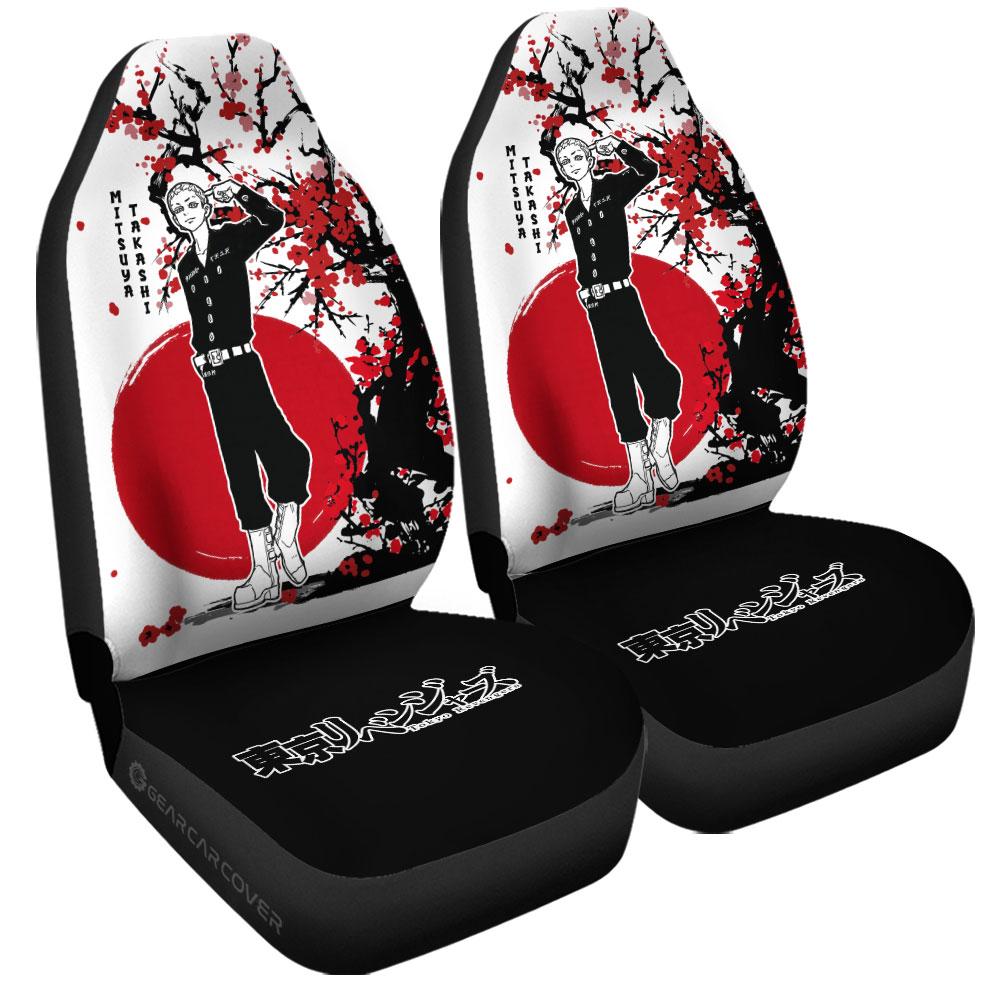 Takashi Mitsuya Car Seat Covers Custom Japan Style Tokyo Revengers Anime Car Accessories - Gearcarcover - 3