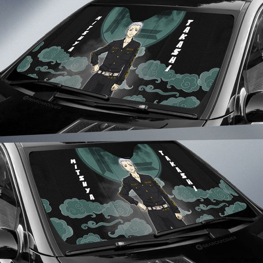 Takashi Mitsuya Car Sunshade Custom Tokyo Revengers Anime Car Accessories - Gearcarcover - 2
