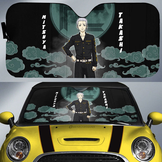 Takashi Mitsuya Car Sunshade Custom Tokyo Revengers Anime Car Accessories - Gearcarcover - 1