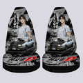 Takumi Fujiwara Car Seat Covers Custom Initial D Anime Car Accessories - Gearcarcover - 4