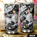 Takumi Fujiwara Tumbler Cup Custom Initial D Anime Car Accessories - Gearcarcover - 3
