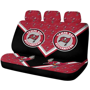Tampa Bay Buccaneers Car Back Seat Cover Custom Car Decorations For Fans - Gearcarcover - 1