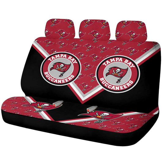 Tampa Bay Buccaneers Car Back Seat Cover Custom Car Decorations For Fans - Gearcarcover - 1