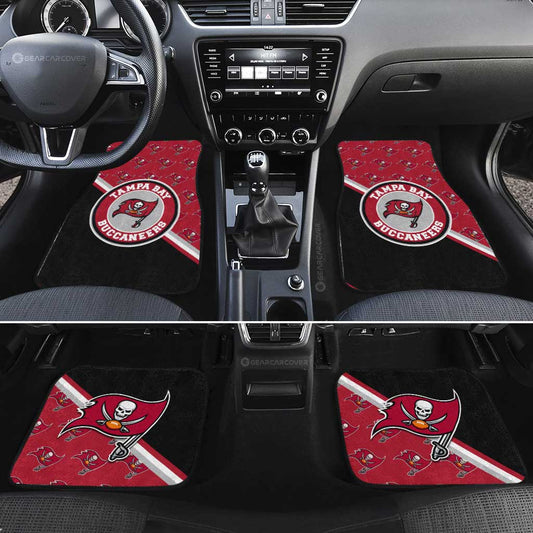 Tampa Bay Buccaneers Car Floor Mats Custom Car Accessories For Fans - Gearcarcover - 2