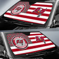 Tampa Bay Buccaneers Car Sunshade Custom US Flag Style - Gearcarcover - 2