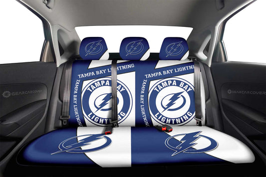 Tampa Bay Lightning Car Back Seat Cover Custom Car Accessories For Fans - Gearcarcover - 2