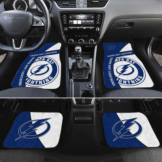 Tampa Bay Lightning Car Floor Mats Custom Car Accessories For Fans - Gearcarcover - 2