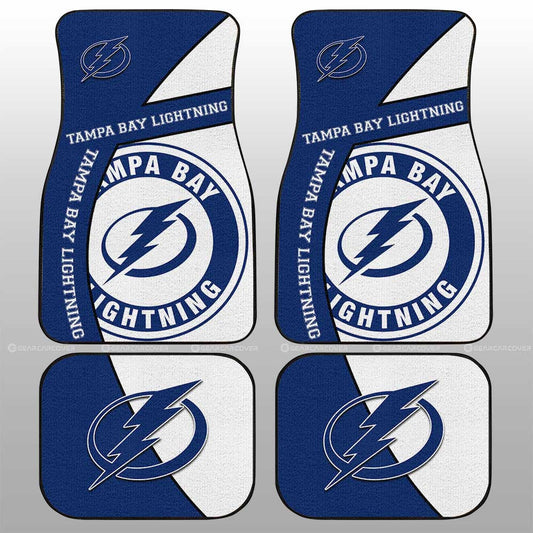 Tampa Bay Lightning Car Floor Mats Custom Car Accessories For Fans - Gearcarcover - 1