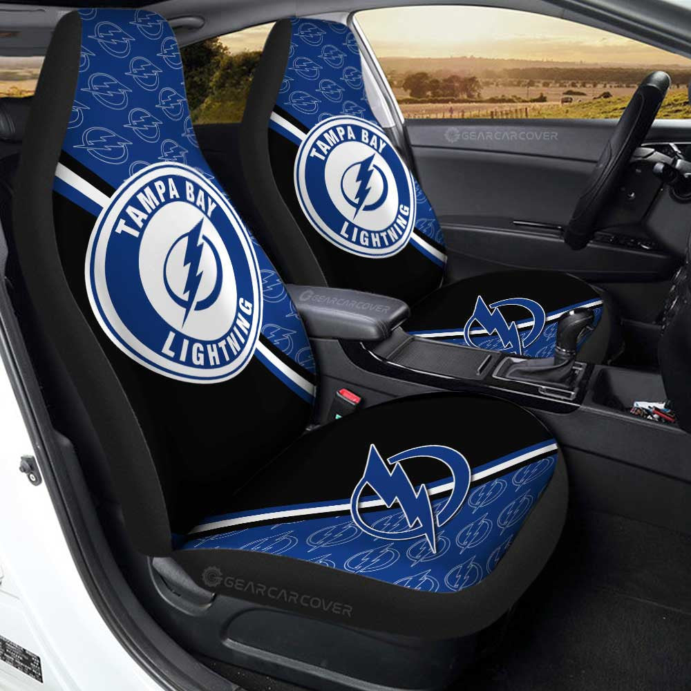 Tampa Bay Lightning Car Seat Covers Custom Car Accessories For Fans - Gearcarcover - 1