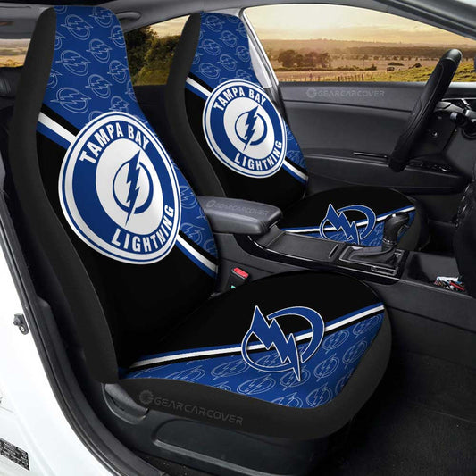 Tampa Bay Lightning Car Seat Covers Custom Car Accessories For Fans - Gearcarcover - 1