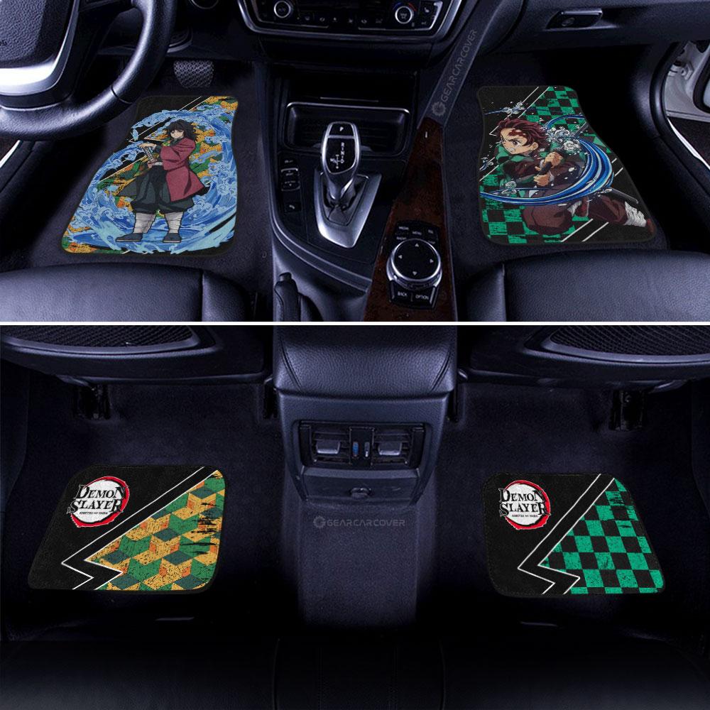 Tanjiro And Giyuu Car Floor Mats Custom Anime Demon Slayer Car Accessories - Gearcarcover - 3