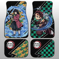 Tanjiro And Giyuu Car Floor Mats Custom Anime Demon Slayer Car Accessories - Gearcarcover - 1