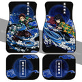 Tanjiro And Giyuu Car Floor Mats Custom Anime Demon Slayer Car Interior Accessories - Gearcarcover - 2