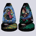 Tanjiro And Giyuu Car Seat Covers Custom Anime Demon Slayer Car Accessories - Gearcarcover - 4