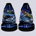 Tanjiro And Giyuu Car Seat Covers Custom Anime Demon Slayer Car Interior Accessories - Gearcarcover - 4