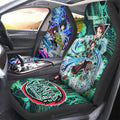 Tanjiro And Giyuu Car Seat Covers Custom Demon Slayer Anime Car Accessories - Gearcarcover - 1