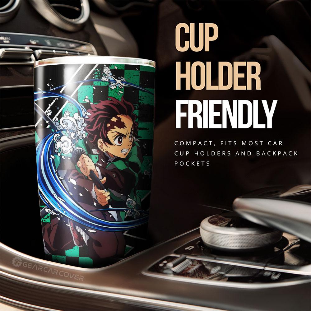 Tanjiro And Giyuu Tumbler Cup Custom Anime Demon Slayer Car Accessories - Gearcarcover - 3