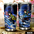 Tanjiro And Giyuu Tumbler Cup Custom Anime Demon Slayer Car Interior Accessories - Gearcarcover - 1